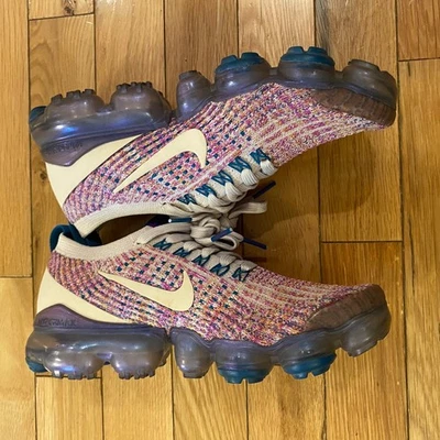 Nike Vapormax 3 Flyknit Kids Multi Color Running Shoes kids 7 - Image 1 of 4