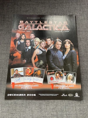 Battlestar Galactica - Original  A4 Flyer / Sell Sheet /Poster by Rittenhouse - Image 1 of 2