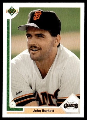 1991 Upper Deck John Burkett San Francisco Giants #577 - Image 1 of 2