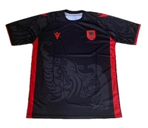 New Albania Kosova jersey-National Uniform Black Jersey T-Shirt-Shqiperia 2024 - Picture 1 of 14