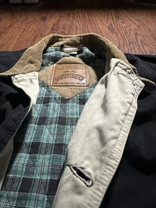 Urban Equipment Mens XL Country Chore Jacket Blanket Lined Coat Black Quilted - Picture 1 of 7
