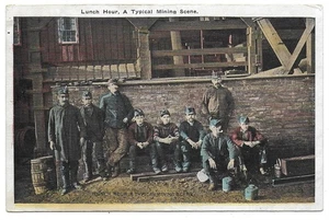 Wilkes-Barre/Scranton Area, Pa - Coal Industry - Lunch Hour,Typical Mining Scene - Picture 1 of 2