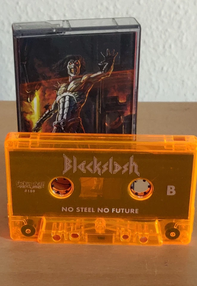 Blackslash "No Steel No Future" Tape Kassette NEU OOP RAR Steel Panther Dio - Bild 1 von 1