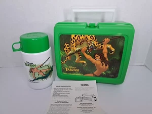 1999 Disney TARZAN LUNCHBOX AND THERMOS Brand New! - Picture 1 of 12