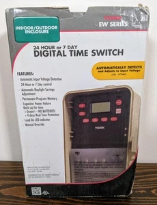 Tork EW101B Digital Time Switch 120-277VAC, 50/60Hz *NEW* Open Box - Picture 1 of 6