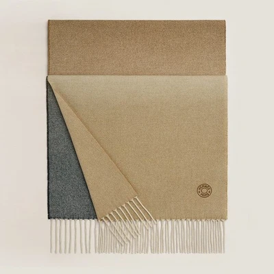 Hermes Sunrise Cashmere Reversible Scarf 147697259 - Image 1 of 2