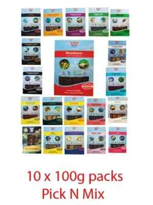 BCUK Frozen Fish Food-10 X 100g blister packs.-Bloodworm etc.-Pick N Mix - Picture 1 of 1