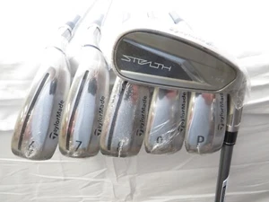 NEW TaylorMade Stealth HD Iron Set 5-PW Speeder NX 60g Stiff Flex Graphite** - Picture 1 of 8