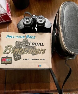 Vintage Kmart Focal Binoculars Precision Made 7x35 Wide Angle Lense Original Box - Picture 1 of 6