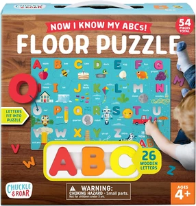 Floor Puzzle Now I Know My Abcs Theme - Picture 1 of 12
