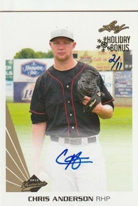 2013 Leaf Memories Chris Anderson Los Angeles Dodgers Autograph Auto Card /11 - Picture 1 of 1