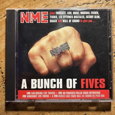NME A BUNCH OF FIVES / 5 TRACK CD & CD-ROM 2000 - MUSE/ASH/EMBRACE. - Image 1 of 4