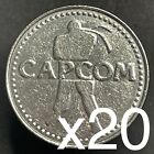 20x CAPCOM Arcade Token Coin - Rare Promo - Street Fighter 2 SNES GBA 3DS SEGA