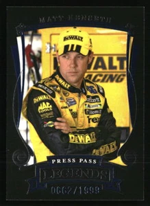 Matt Kenseth /1999 2006 Press Pass Legends Blue #B38  Racing Card - Picture 1 of 2