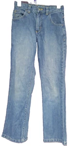 Jungen Jeans BLAU DENIM WRANGLER verstellbare Taille 14 REG 25 x 27 Baumwolle 5SCBWDT - Bild 1 von 9