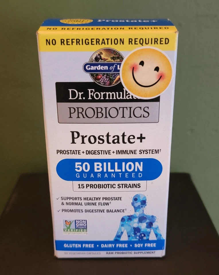 Garden of Life Dr. Probióticos formulados próstata + 50 mil millones. 60 tapas, 11/2025 Foto 1 de 1