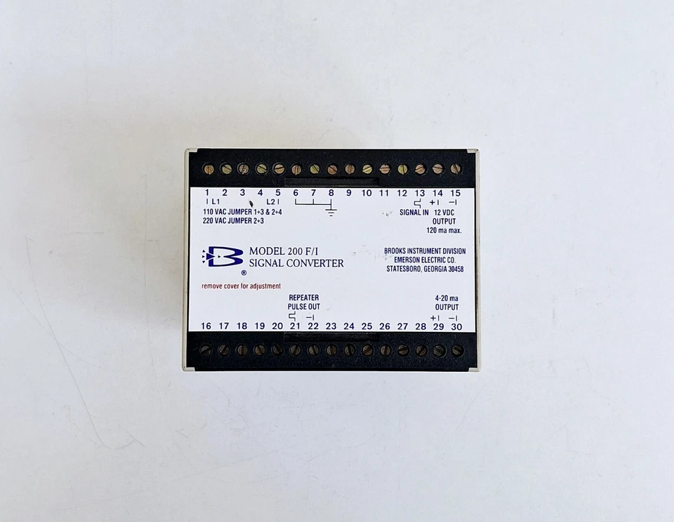 Brooks Instrument Model 200 F/I / 159495 Signal Converter - Image 1 of 4