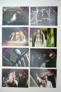HALLOWEEN JOHN CARPENTER JAMIE LEE CURTIS HORROR 1978 8X RARE EXYU LOBBY CARDS  