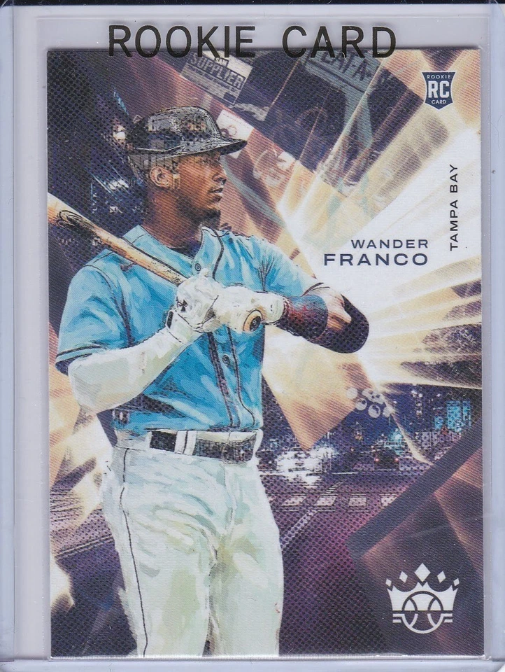 WANDER FRANCO ROOKIE CARD 2022 Panini Diamond Kings Baseball TAMPA BAY RAYS RC - Image 1 of 2