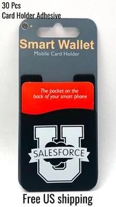 Sticky Mobile Phone Wallet Credit ID Card Holder Adhesive Pocket Sticker Slims - Picture 1 of 3