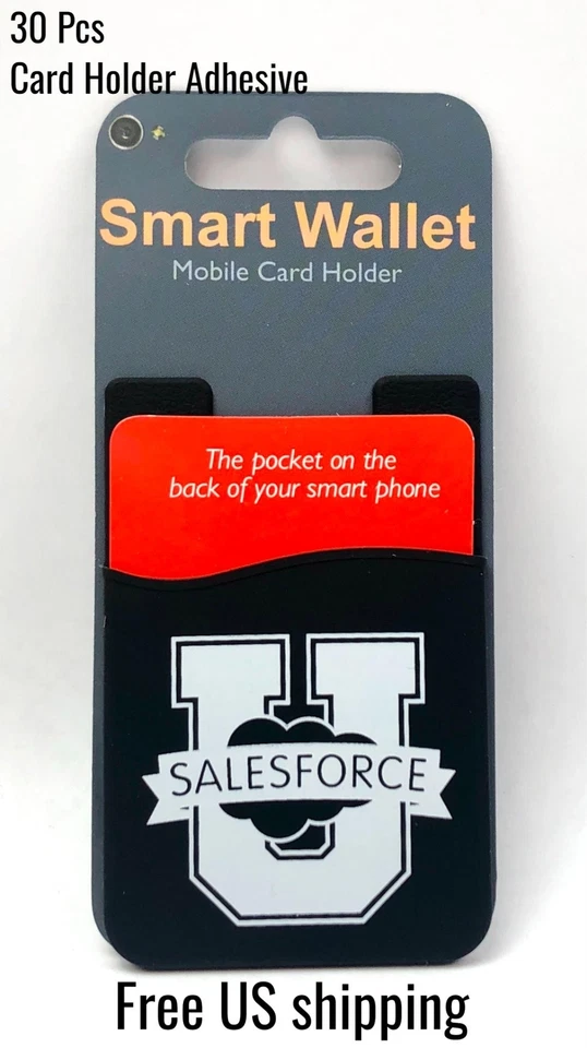 Sticky Mobile Phone Wallet Credit ID Card Holder Adhesive Pocket Sticker Slims - Image 1 of 3