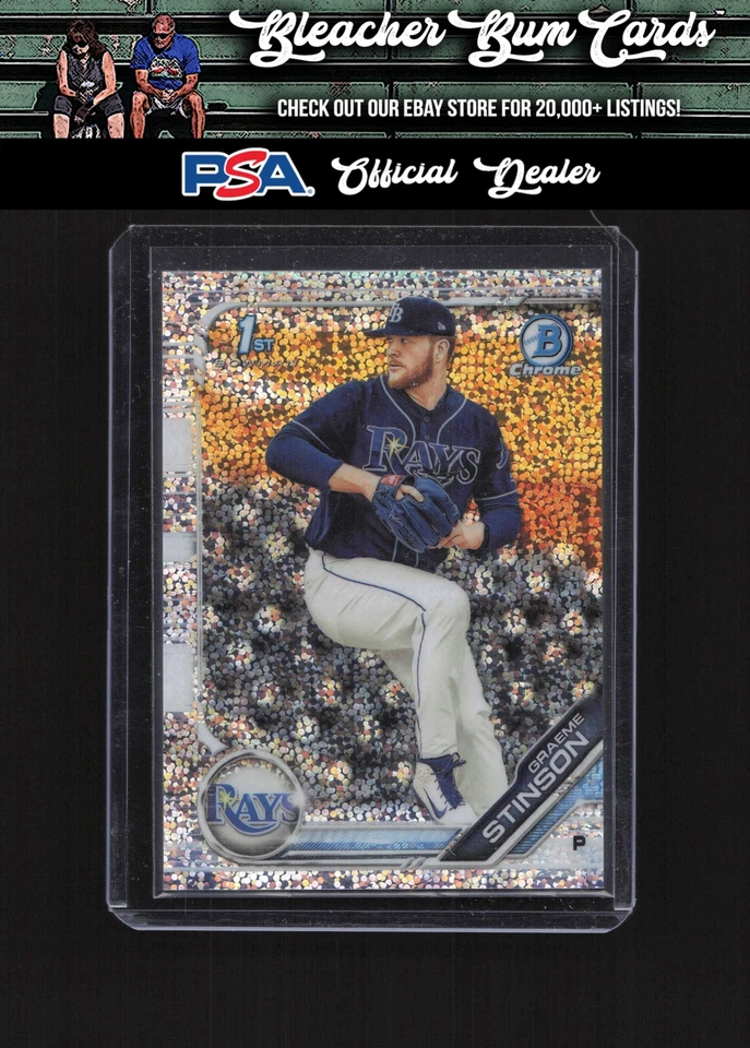 2019 Bowman Draft BDC-116 Graeme Stinson Chrome Sparkle Refractor 1st - Image 1 of 2