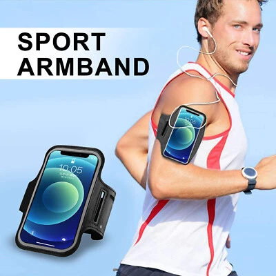 Sports Armband Key Case Pouch Cell Phone Holder Bag Running Jogging Gym Arm Band - Image 1 of 4
