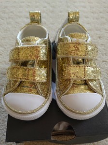 rose gold converse velcro