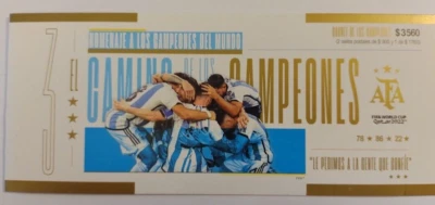 Folleto Argentina 2023 Campeón del Mundo Foto 1 de 3