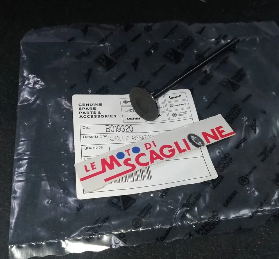 VALVOLA ASPIRAZIONE D20 PIAGGIO LIBERTY 3 VALVOLE IGET 125 150 VESPA SPRINT B... - Immagine 1 di 1