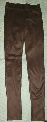 Leggings para mujer Hale Bob de cuero spandex marrón RN#106277 talla Xs Foto 1 de 4