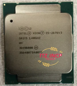 Intel Xeon E5-2676 V3 2.4GHz 12Core 30MB 120W SR1Y5 LGA2011-3 CPU Processor - Picture 1 of 3
