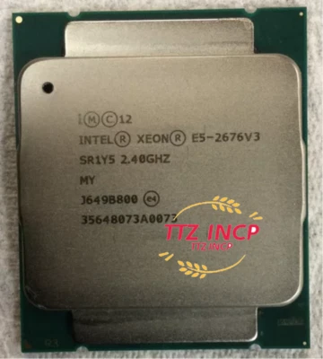 Intel Xeon E5-2676 V3 2.4GHz 12Core 30MB 120W SR1Y5 LGA2011-3 CPU Processor - Image 1 of 3