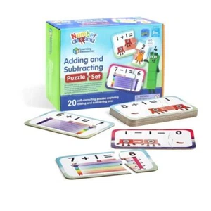 Learning Resources Numberblocks Adding and Subtracting Puzzle Set - Picture 1 of 7