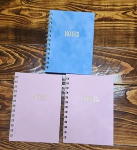 Notebook spiral Notes Lot Of 3 backpack, pocketbook, office - Picture 1 of 7