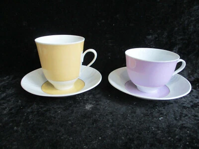 Fürstenberg 2 Tassen mit Untertassen Precious Moments Design Mikaela Dörfel - Bild 1 von 4