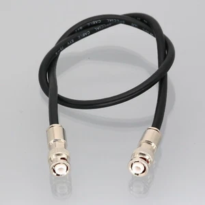 High Voltage coax 3KV HT MHV clamp connector Male M/M RG59 Low Noise Cable 1~16' - Picture 1 of 5