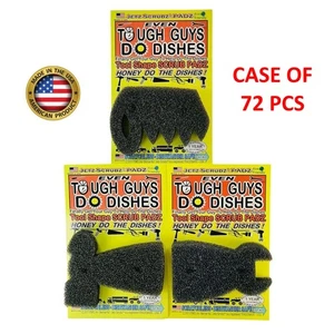 Tool Shaped Kitchen Scrubber Pads (Saw, Hammer, Wrench) - Case of 72 pcs - Picture 1 of 1