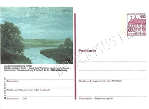 P 138 imagen postal patrón impreso 60 Pfennig B&S Oldenburg p5/68 ** - Imagen 1 de 1