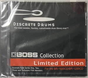 Discrete Drums Boss Collection BR-1600CD/BR-1200CD Limited Edition - New Sealed  - Picture 1 of 2