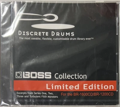Discrete Drums Boss Collection BR-1600CD/BR-1200CD Limited Edition - New Sealed  - Image 1 of 2