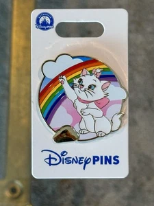 Disney Parks Marie The Aristocats Cloud Rainbow Spring Seasons OE Pin NEW - Picture 1 of 2