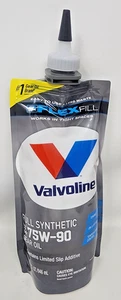 Aceite de engranaje sintético completo Valvoline Flex Fill SAE 75W-90 1 QT bolsa de compresión. EE. UU. - Imagen 1 de 4