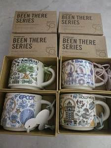 *ORNAMENTO WDW Disney World 50 Aniversario Starbucks Been There Serie Juego de 4 - Imagen 1 de 6
