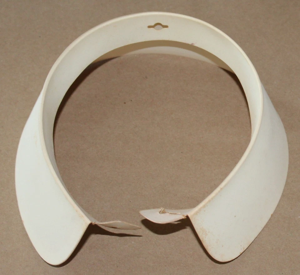 Винтажный эдвардианский съемный мужской воротник бумажная ткань 13 1/2 стрелы - Изображение 1 из 1