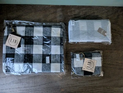 Bolso Bandolera LIB Nueva York con Cartera y Monedero a Juego Tela Escocesa Búfalo Foto 1 de 4