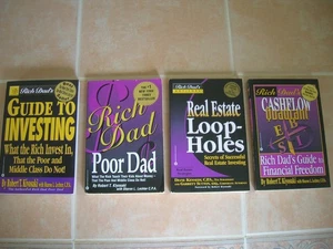 4 RICH DAD POOR DAD Robert Kiyosaki Personal Finance Business Books Cashflow - Bild 1 von 13