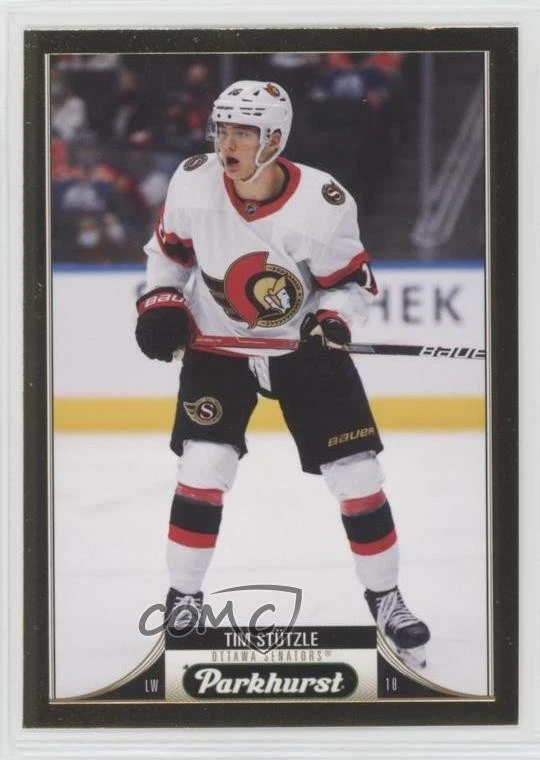 2022-23 Upper Deck Parkhurst Stars Gold Foil Tim Stutzle #264 - Image 1 of 2