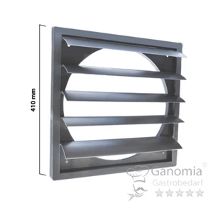 Tappo di chiusura (da 200 a 355 mm) con lamelle sportelli di chiusura esterni per ventilazione - Foto 1 di 5