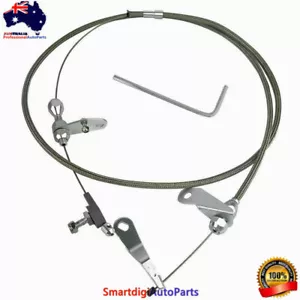 Stainless Kick Down Cable Transmission Kickdown Trans C-4 Deten Fit For Ford C4 - Picture 1 of 8